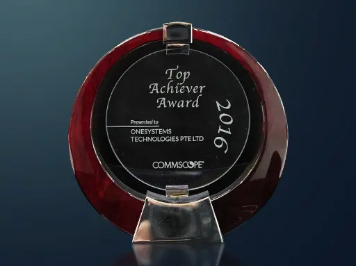 OneSystems Technologies Top Achiever Award presented by CommScope 2016
